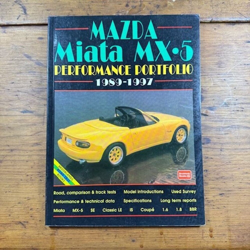 Mazda Miata MX-5 Performance Portfolio 1989-1997 Brooklands Books Road Tests - Picture 1 of 5